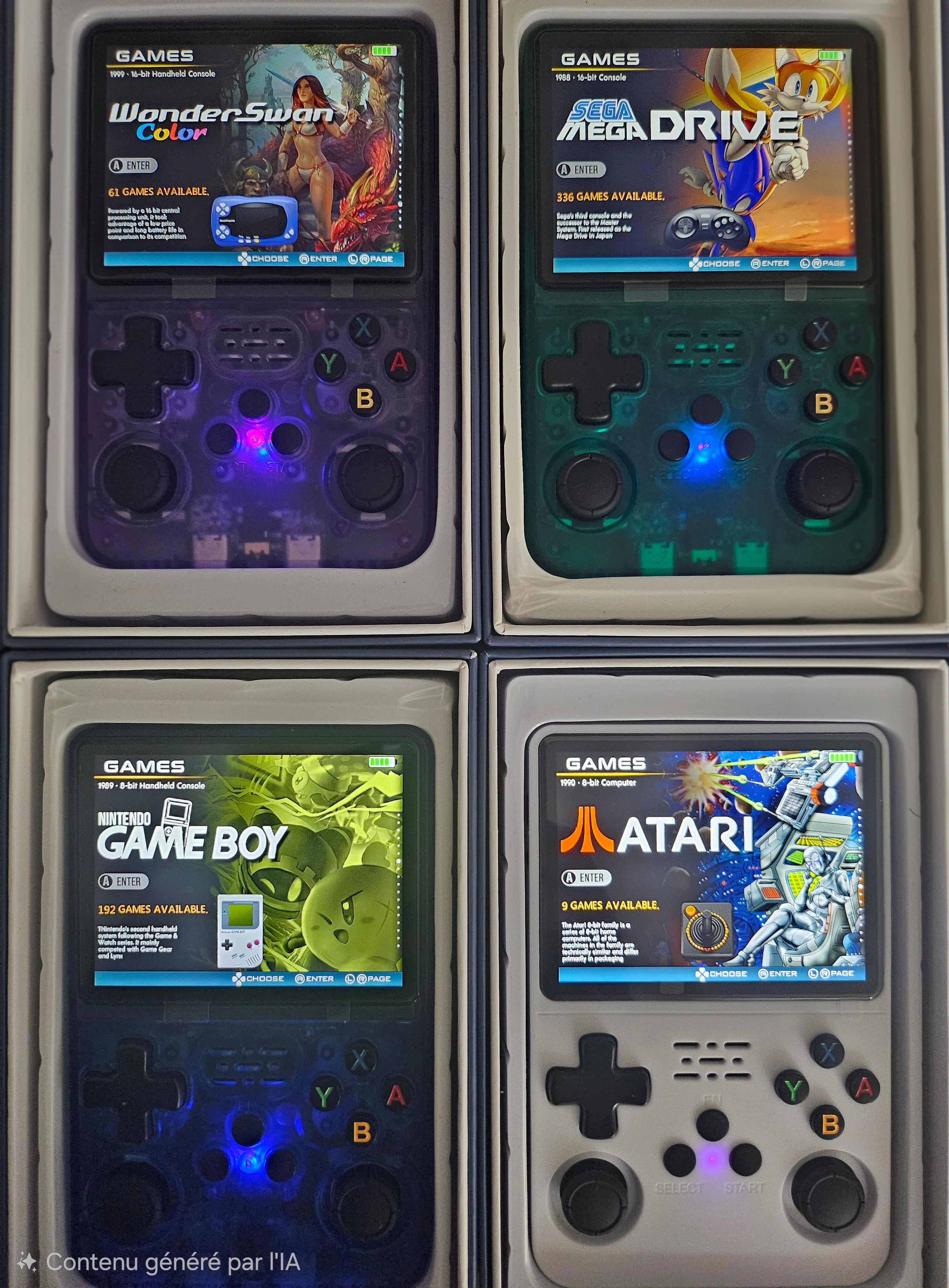 Console portable R36S HD 22962 jeux