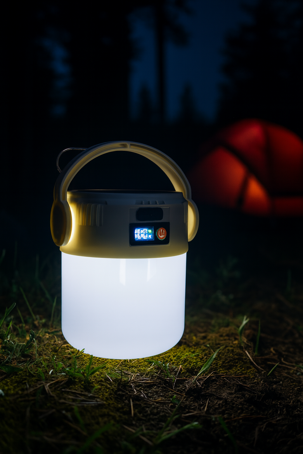 Lanterne Led sans fil Recharge Solaire ou Type-c