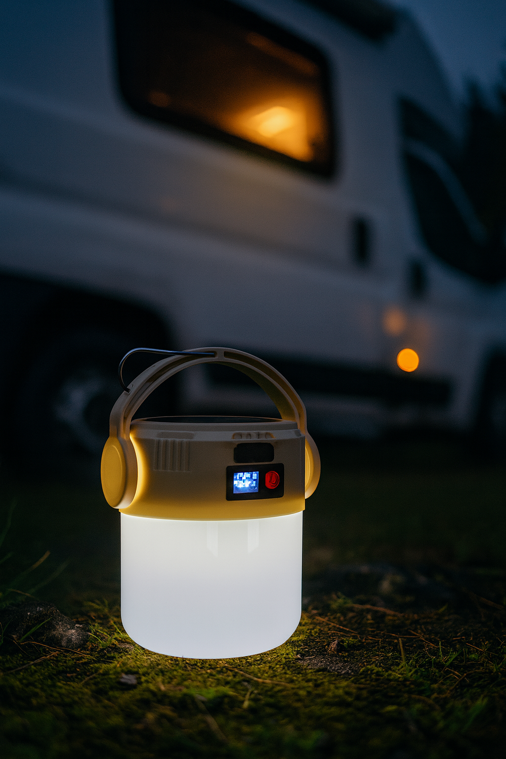 Lanterne Led sans fil Recharge Solaire ou Type-c