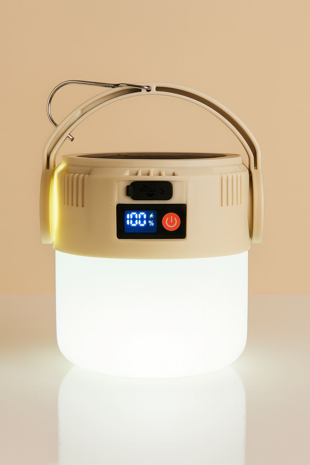 Lanterne Led sans fil Recharge Solaire ou Type-c